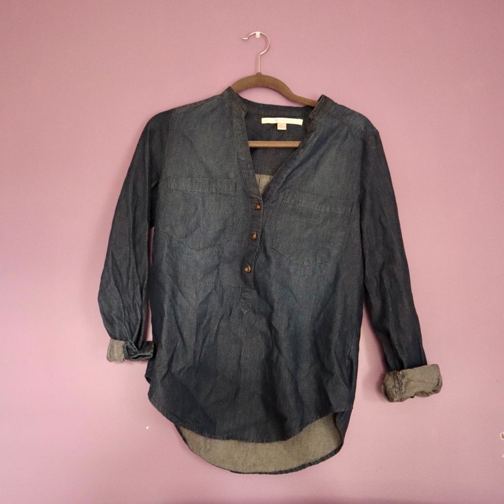 Soft Denim Top